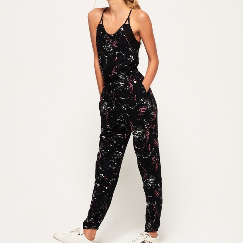 Superdry tropical jumpsuit (with pockets)